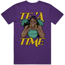 Te'a Cooper Tea Time Basketball Retro Classic T Shirt