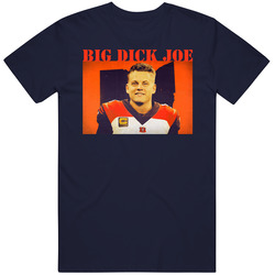 Big Dick Joe Burrows Funny Bengals Football Fan Retro Classic T Shirt