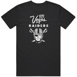 Las Vegas Raiders Distressed Retro Classic T Shirt