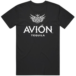 Avion Tequila Mens Black Retro Classic T Shirt