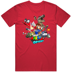 Hot Super Mario Odyssey All Characters Nintendo Cover Trending Game Retro Classic T Shirt Hot Super Mario Odyssey All Characters Nintendo Cover Trending Game Retro Classic T Shirt