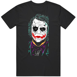 Cool Joker Dark Night Retro Classic T Shirt
