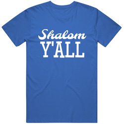 Shalom Y'all - White Text Retro Classic T Shirt