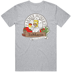 Farmer Homer's Tomacco Tastes Like Grandma Simpsons Homer Retro Classic T Shirt