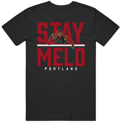 Stay Melo Carmelo Anthony Portland Basketball Retro Classic T Shirt