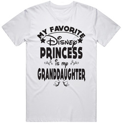 My Favorite Disney Princess Is My Granddaughter Retro Classic T Shirt