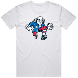 Philadelphia 76ers Grunge Distressed Logo Retro Classic T Shirt