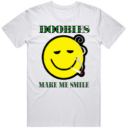 Doobies Make Me Smile Retro Classic T Shirt