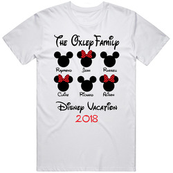 The Oxley Family Disney Vacation 2018 Retro Classic T Shirt