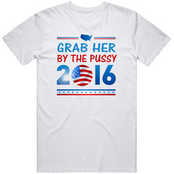 Funny Donald Trump Grab Her By The Pussy Parody Retro Classic T Shirt