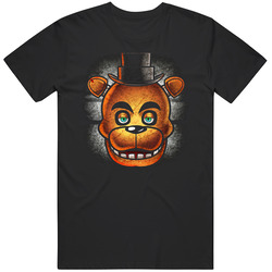 Hot Five Nights At Freddy's Black, Apparel,basic Tee,small - Xl Classic Retro T Shirt