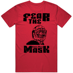 Carey Price Fear The Mask Hockey Goalie Sports Classic Retro T Shirt