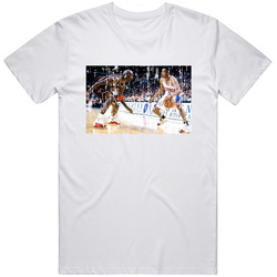 Iverson Goes 1 On 1 With Michael Jordan Classic Retro T Shirt