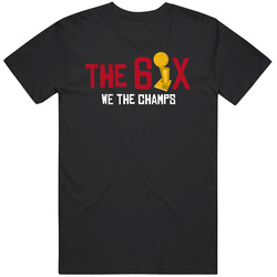 We The Champs The Six Toronto Basketball Fan Classic Retro T Shirt