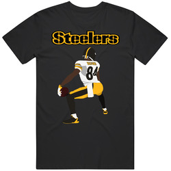 Pittsburgh Steelers Ab Twerk Antonio Brown 84  Twerking  Celebration Classic Retro T Shirt