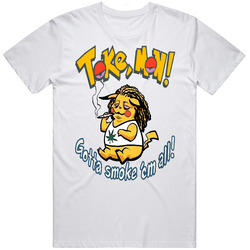 Pokemon 420 Weed Marijuana Tokemon Cartoon Funny Classic Retro T Shirt