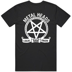 Headbangers Union Rock Music Classic Retro T Shirt