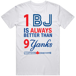 1 Bj Is Always Better Than 9 Yanks Classic Retro T Shirt