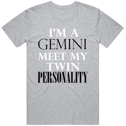 Gemini Personality Shirt | Zodiac | Horoscope Tee | Gemini Twin Classic Retro T Shirt