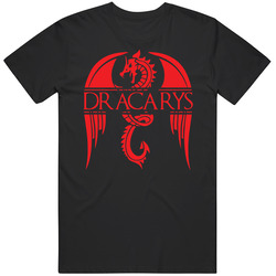 Dracarys Game Of Thrones Daenerys Dragon Mens Black Classic Retro T Shirt