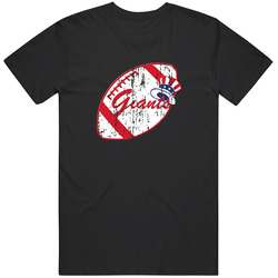 New York Giants And New York Yankees  Combined Mash Up Distressed Classic Retro T Shirt