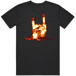 Explosion Devils Horns Funny Classic Retro T Shirt