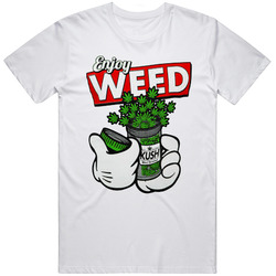 Enjoy Weed Classic Retro T Shirt
