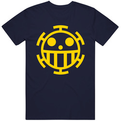 Heart Pirates Trafalgar Law One Piece Manga Classic Retro T Shirt