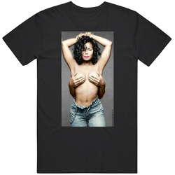 Janet Jackson Sexy Roling Stone Cover Classic Retro T Shirt