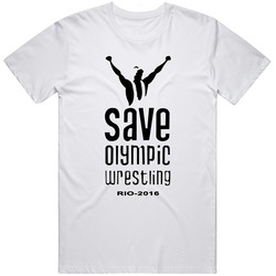 Save Olympic Wrestling Classic Retro T Shirt