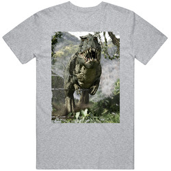 Indominus Rex Jurassic World 2015 Dinosaur Movie Scene Cool Classic Retro T Shirt