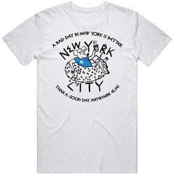 Dooele Deli Bagel Rat Chill A Bad Day In New York Alumni Nico Best Ny Classic Retro T Shirt