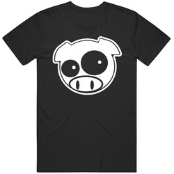 Subaru Rally Pig Mens Black Classic Retro T Shirt