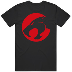 Thundercats Logo Shirt 80s Cartoon Mens Black Classic Retro T Shirt