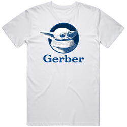 Baby Yoda Gerber Parody Logo Classic Retro T Shirt