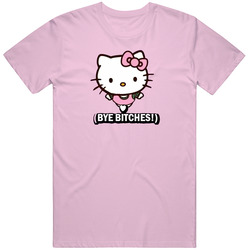 Funny Hello Kitty Bye Bye Classic Retro T Shirt