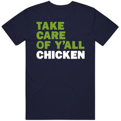 Take Care Of Yall Chicken Seattle Football Classic Retro T Shirt