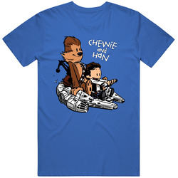Chewie And Han Classic Retro T Shirt
