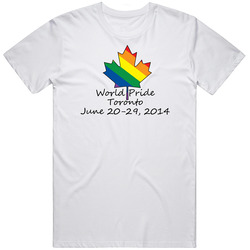 World Pride Toronto 2014 Classic Retro T Shirt World Pride Toronto 2014 Classic Retro T Shirt