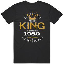 1980 King Gold Classic Retro T Shirt 1980 King Gold Classic Retro T Shirt