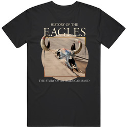 History Of The Eagles The Story Of An American Band Black Classic Retro T Shirt