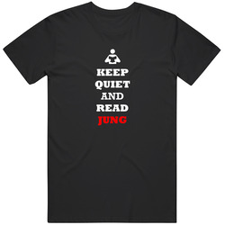 Keep Quiet And Read Jung Classic Retro T Shirt