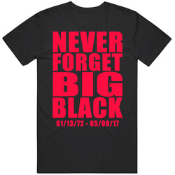 Never Forget Big Black, Christopher Boykin Rip Black T- Rob & Big Classic Retro T Shirt