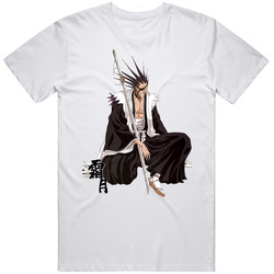 Kenpachi Zaraki Bleach Captain 11th Division Gotei 13 Anime Classic Retro T Shirt