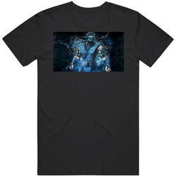 Cool Sub Zero Mortal Kombat Black Classic Retro T Shirt Cool Sub Zero Mortal Kombat Black Classic Retro T Shirt