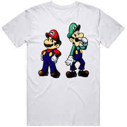 Super Mario And Luigi Video Game Classic Retro T Shirt