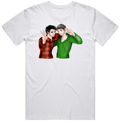 Markiplier Warstache And Jack Septic Eye Cartoon Classic Retro T Shirt