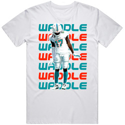 Jaylen Waddle Touch Down Celebration Classic Retro T Shirt