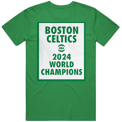 Celtics 2024 World Champions Classic Retro T Shirt