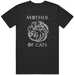 Mother Of Cats - Game Of Thrones Classic Retro T Shirt